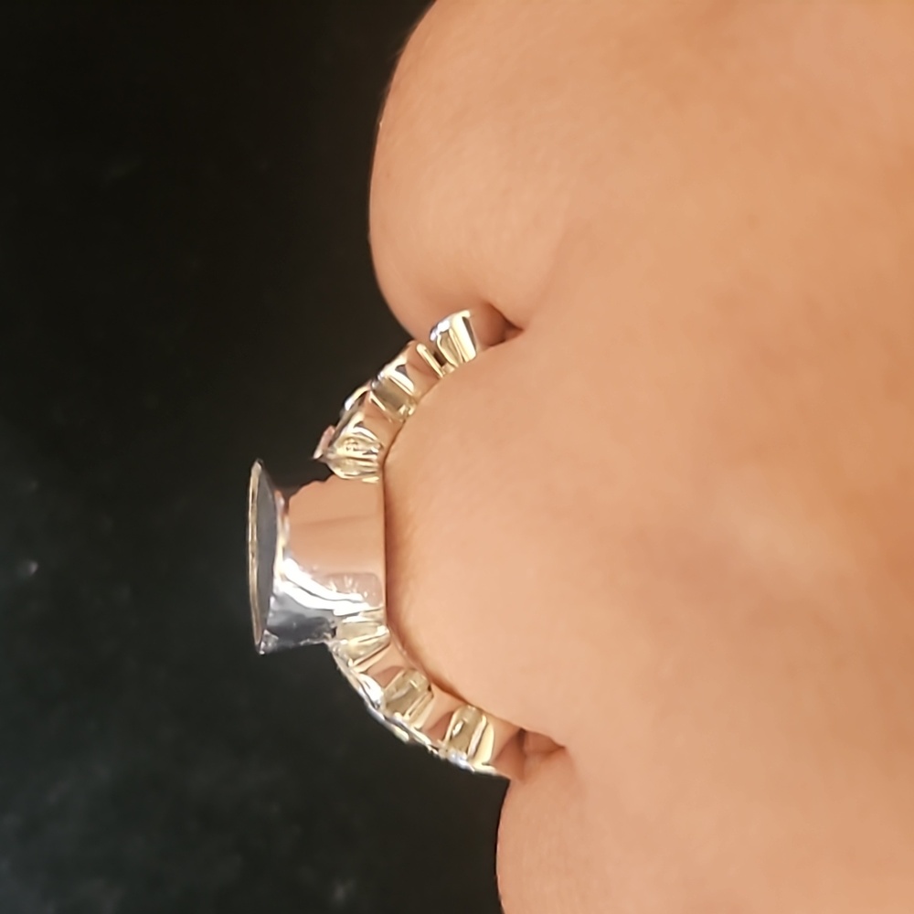 Polki Diamond Stackable Rings - Picture 5 of 15